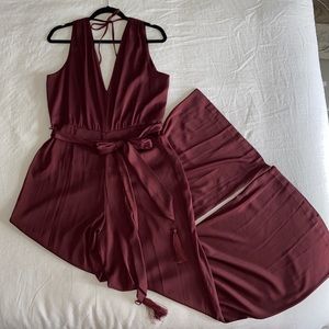 BCBGeneration Satin/Silky Jumpsuit